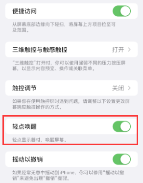 东昌府苹果授权维修站分享iPhone轻点无法唤醒怎么办