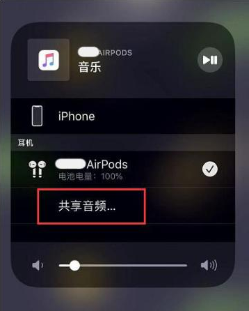 东昌府苹果14音频维修点分享iPhone14音频共享设置方法 