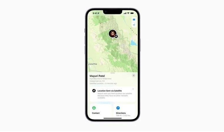 东昌府苹果14维修分享iPhone14系列中 FindMy功能通过卫星分享位置方法教程 