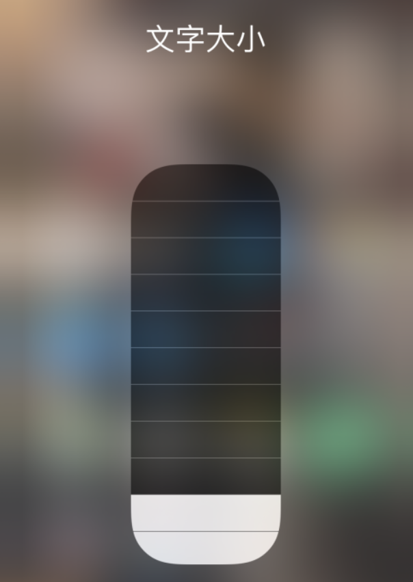 东昌府苹果手机维修分享小技巧：在 iPhone 控制中心快速调节字体大小 